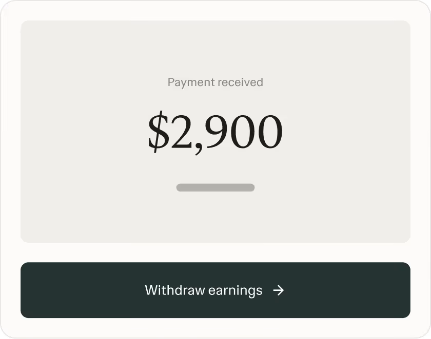Payment status tracking from sent to received in Ruul